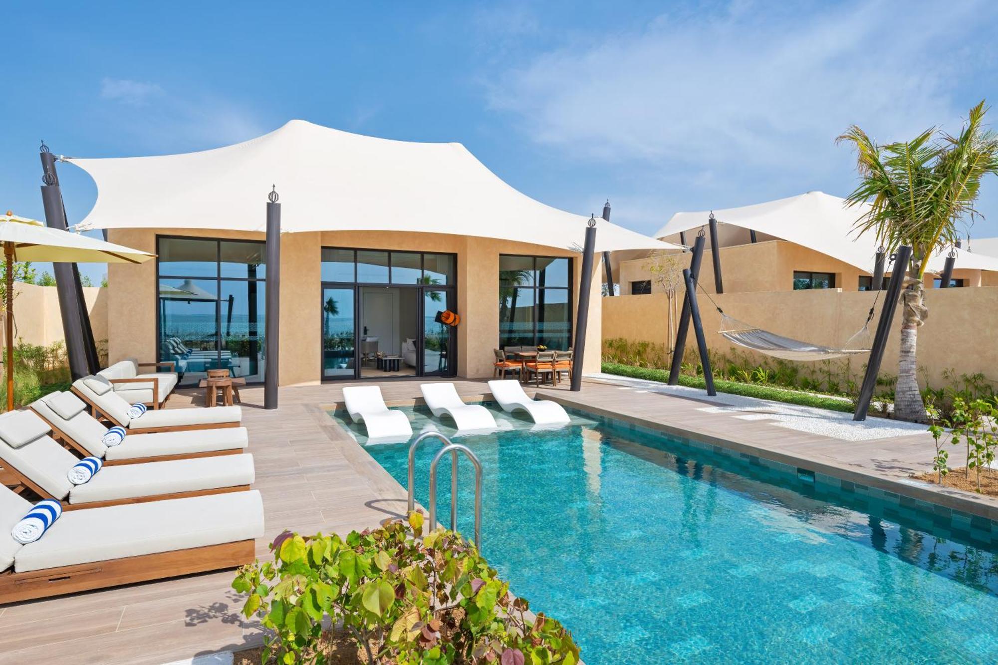 Bab Al Nojoum Hudayriyat Villas アブダビ エクステリア 写真
